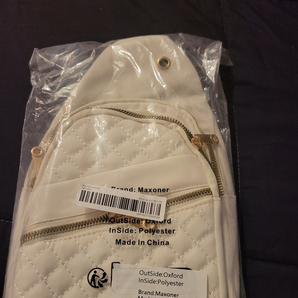 Brand New White Cross Body Bag